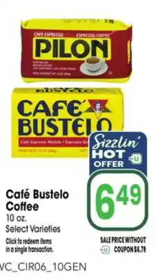 Jewel-Osco Café Bustelo Coffee offer