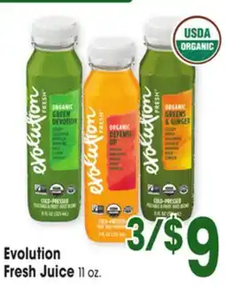 Jewel-Osco Evolution Fresh Juice offer