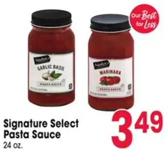 Jewel-Osco Signature Select Pasta Sauce offer