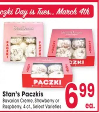 Jewel-Osco Stan's Paczkis offer