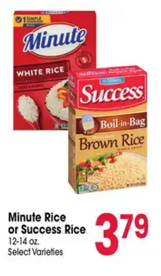 Jewel-Osco Minute Rice or Success Rice offer