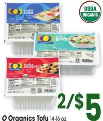 Jewel-Osco O Organics Tofu offer