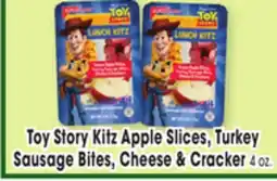 Jewel-Osco Toy Story Kitz Apple Slices, Turkey Sausage Bites, Cheese & Cracker offer