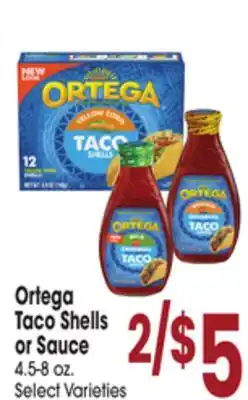 Jewel-Osco Ortega Taco Shells or Sauce offer