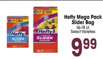 Jewel-Osco Hefty Mega Pack Slider Bag offer