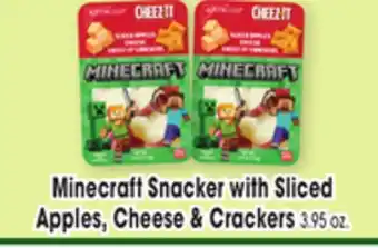 Jewel-Osco Minecraft Snacker with Sliced Apples, Cheese & Crackers offer