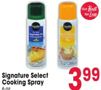 Jewel-Osco Signature Select Cooking Spray offer