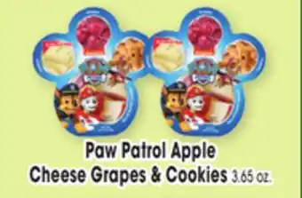 Jewel-Osco Paw Patrol Apple Cheese Grapes & Cookies offer