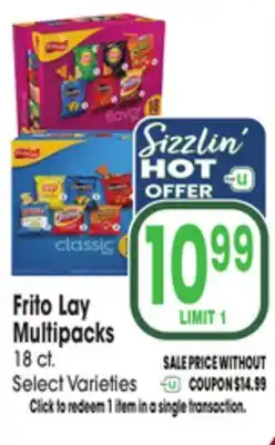 Jewel-Osco Frito Lay Multipacks offer