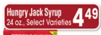 Jewel-Osco Hungry Jack Syrup offer