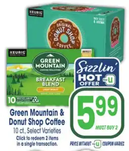 Jewel-Osco Green Mountain & Donut Shop offer