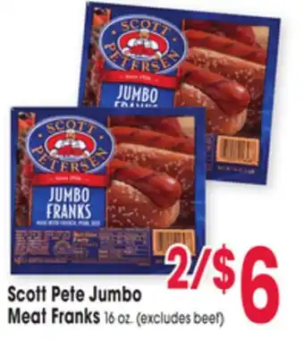 Jewel-Osco Scott Pete Jumbo Meat Franks offer