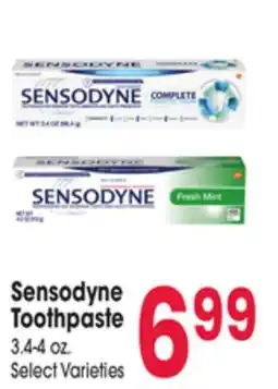 Jewel-Osco Sensodyne Toothpaste offer