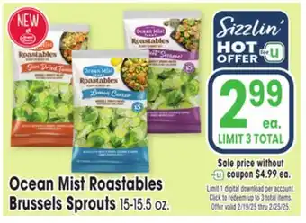 Jewel-Osco Ocean Mist Roastables Brussels Sprouts offer