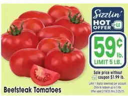 Jewel-Osco Beefsteak Tomatoes offer