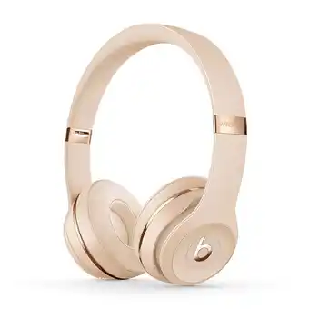 Walmart Beats Solo3 Wireless On-Ear Headphones with Apple W1 Headphone Chip, Satin Gold, MX462LL/A offer