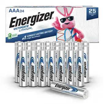 Walmart Energizer Ultimate Lithium AAA Batteries (24 Pack), Triple A Batteries offer