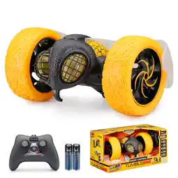 Walmart New Bright Stunt 10 inch Tumblebee Battery Remote Control Toy, Yellow 3718U-2Y Child, Teen offer