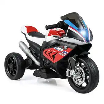 Walmart Infans 12V Kids Ride on Motorcycle Licensed BMW 3 Wheels Electric Toy w/ Light & Music offer