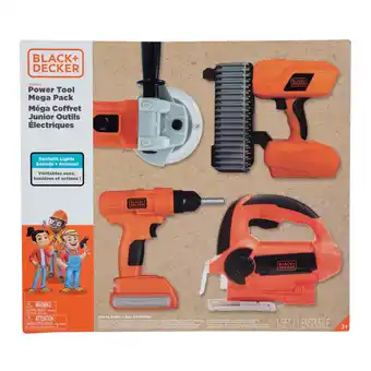 Walmart Black and Decker Power Tool Mega Pack Pretend and Play Tool Set offer