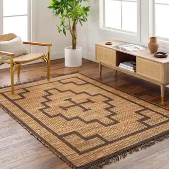 Walmart Livabliss Alex Cottage Fringe Area Rug, 2'6 x 8', Black/Beige offer