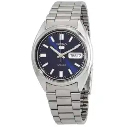 Walmart Seiko Automatic Blue Dial Stainless Steel Men's Watch SNXS77K1 offer