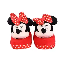 Walmart Ground Up Women's Minnie Mouse 3D Slippers offer