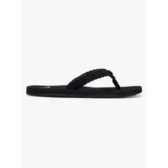 Walmart Roxy Women's Porto Sandal Flip Flop Medium BLACK offer