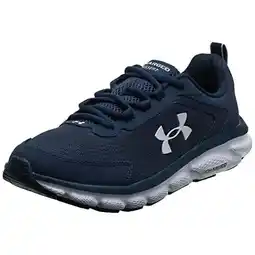 Walmart Under Armour Men's UA Charged Assert 9 Wide (4E) Running Shoe Academy/White/White - 3024857-400 offer