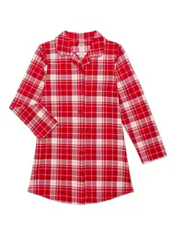 Walmart Wonder Nation Long Sleeve Button Front Sleep Gown, Sizes 4-18 & Plus offer