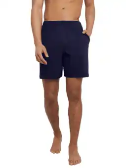 Walmart Hanes Men’s Essentials Cotton Shorts With Pockets, 7.5 Inseam offer