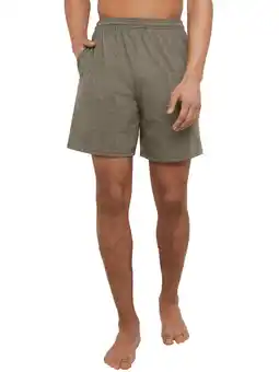 Walmart Hanes Men’s Essentials Cotton Shorts With Pockets, 7.5 Inseam offer