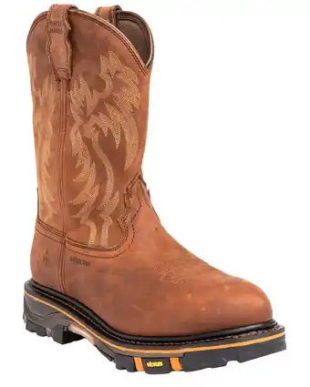 Walmart Cody James Men's Waterproof Decimator Western Work Boot Steel Toe Brown 15 D(M) US offer