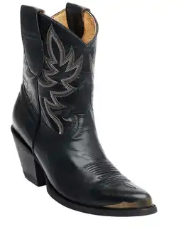 Walmart Idyllwind Women's Wheels Western Booties Pointed Toe Black 7 M US offer