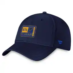 Walmart Men's Fanatics Navy St. Louis Blues Authentic Pro Training Camp Flex Hat offer