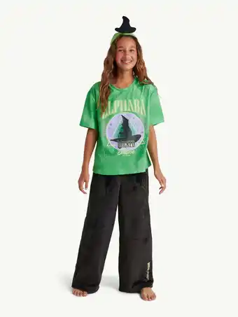 Walmart Justice Girls Wicked Short Sleeve Top and Pant Pajama Set with Headband, 3-piece, Sizes 5-18 offer