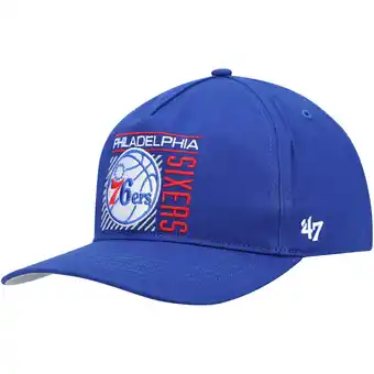 Walmart Men's '47 Royal Philadelphia 76ers Reflex Hitch Snapback Hat offer