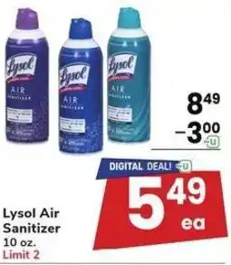 Albertsons Lysol Air Sanitizer offer