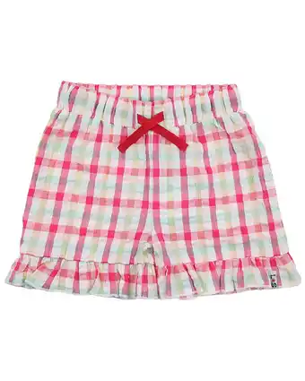 Walmart Lilly and Sid girls Picnic Check Short, 4-5 Years offer