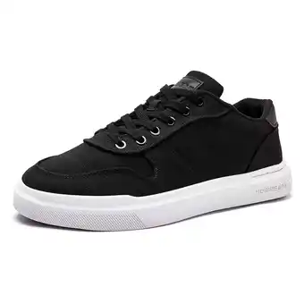 Walmart HOBIBEAR Men's Canvas Skate Shoes Classic Low Top Sneakers Casual Walking Shoes offer