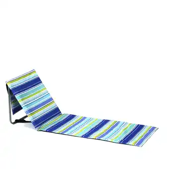 Walmart Beach Lounger - Portable Folding Chair - Striped offer