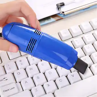 Walmart YOLOKE Mini Computer Keyboard Vacuum Cleaner with Brush, Portable Keyboard Cleaning Tool offer