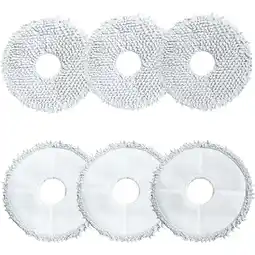 Walmart Sweeping Robot Replacement Cloths Mopping Pads Set Sweeping Robot Mop Cloths offer