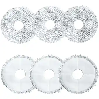 Walmart Sweeping Robot Replacement Cloths Mopping Pads Set Sweeping Robot Mop Cloths offer