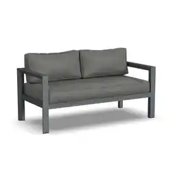 Walmart Homestyles Grayton Gray Aluminum Outdoor Loveseat offer