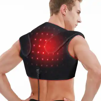 Walmart DGYAO Red Light & Infrared Light for Shoulder Back- Muscle Relaxation LED Light Heating Pad Home Use offer