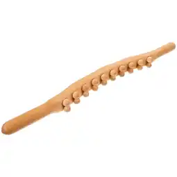 Walmart Ferencaa Wood Massage Tool Gua Sha Massage Tool Whole Body Massage Stick Round Beads Massage Stick offer