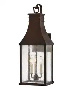 Walmart Hinkley Lighting - Beacon Hill - 3 Light Large Outdoor Wall Mount Lantern offer