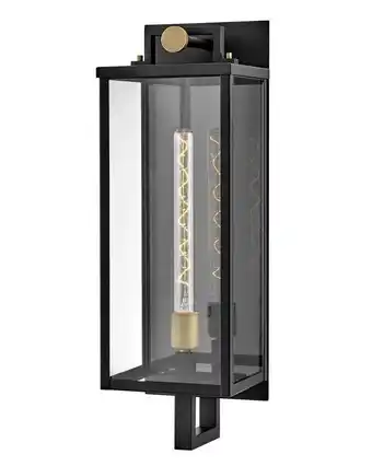 Walmart Hinkley Lighting - Catalina - 12W 1 LED Outdoor Large Wall Lantern In Modern offer