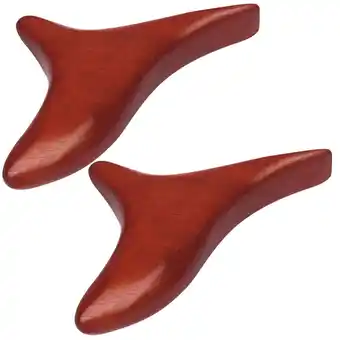 Walmart Portable Massage Scraper Tools Facial Foot Massagers for Feet Neck Rosewood 2 Pcs offer